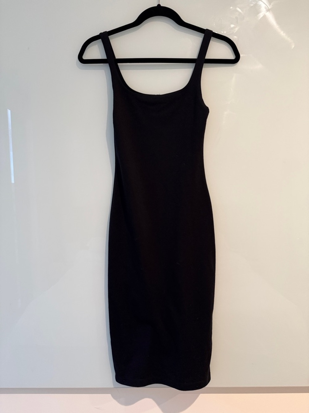 Zara Classic Black Tank Bodycon Dress